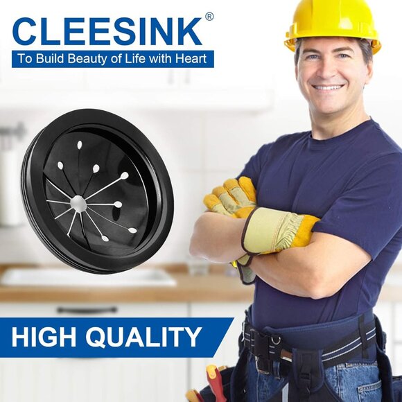 3-1/8 inch CleeSink Kitchen Garbage Disposal Splash Guard Sink Baffle (1 Pack) - Picture 7 of 8